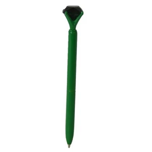 Emerald Green Gemstone Ballpoint Pen, Black Ink - Picture 1 of 1