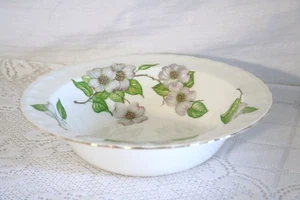 POPE GOSSER DOGWOOD 3191 Flowers USA 9 1/8" Round Vegetable Serving Bowl - Picture 1 of 4