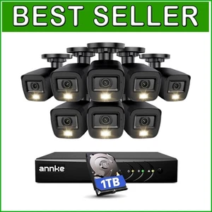Complete Outdoor Surveillance System - 8 IP67 Cameras with 1TB Storage & AI Tech - Picture 1 of 11