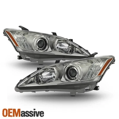 Fits 2010-2012 Lexus ES350 HID/AFS Style Projector Headlights Pair Replacement - Image 1 of 4