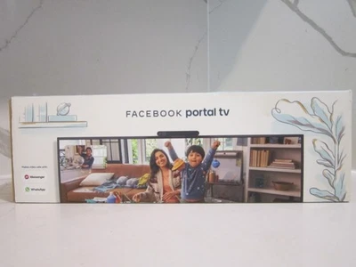 Facebook Portal TV Smart Video Calling Alexa LW94NS Black Used/NO REMOTE - Image 1 of 4
