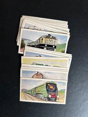 FULL SET - BARRATT / BASSETT - FULL SET (25) WORLD LOCOMOTIVES 1961 - Image 1 of 3