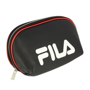 Genuine Fila Black Cosmetic Toiletries Makeup Medicine Bag with Secure Zipper - Picture 1 of 7