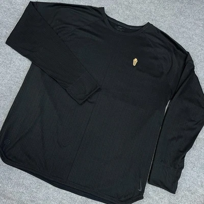 Jersey Nike Yoga Para Hombres 2XLT Negro Cleveland Cavaliers Cavs Logo Alto Foto 1 de 4