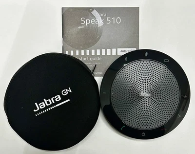 Jabra Speak 510 UC Portable USB & Bluetooth Conference Speakerphone – Black - Image 1 of 4