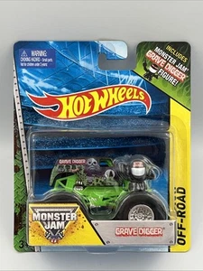 Excavadora de tumbas Monster Jam 2013 Hot Wheels con figura Monster Jam - Imagen 1 de 3