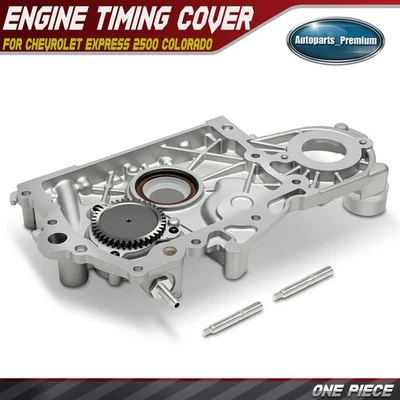 Tampa de temporização do motor dianteiro para Chevrolet Express 2500 Colorado GMC Savana 2500 - Imagem 1 de 4