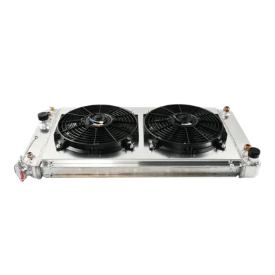 3 Row Aluminum Radiator&Shroud+Fan for 1986-2005 2000 Chevy S10 LS Swap - Image 1 of 4