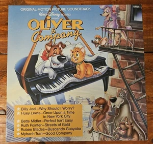 Oliver & Company Original Motion Picture Soundtrack Bette Midler Billy Joel 1988 - Picture 1 of 2
