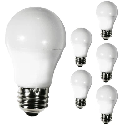 Diodesy A15 LED Blue Light Bulb 5W 80LM E26 120V White Turns Blue When Lit 6Pk - Image 1 of 2
