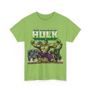Incredible Hulk T-Shirt - John Byrne Art - Rhino, Abomination - Marvel Comics - Picture 1 of 49