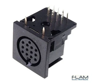Atari ST connecteur video moniteur 13 broches video connector DIN 13 pins female - Imagen 1 de 3