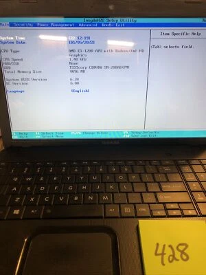 Toshiba Satellite C855D 15.6" AMD E1-1200 CPU 4GB Cámara web WIFI DVDRW Foto 1 de 4