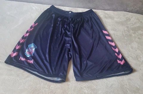 Forward Madison Blue Pink Soccer Shorts Large L Hummel Football Flamingo Tie Cover