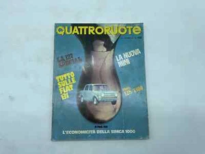 RIVISTA QUATTRORUOTE ANNATA 1974 SETTEMBRE GIORNALE LIBRO - Foto 1 di 6