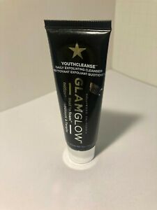 Glamglow Youthcleanse Daily Exfoliating Cleanser Mud To Foam 1 oz Travel Size