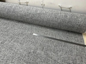 Grey upholstery fabric 140 cms wide textured fire retardant material seats sofa - Picture 1 of 7