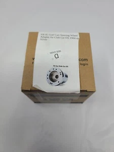 10L0L Chrome Golf Cart Steering Wheel Adapter for Club Car DS, Spline Type - Picture 1 of 3