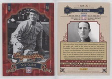 2012 Panini Cooperstown Red Crystal Collection /399 Fred Clarke #25 HOF