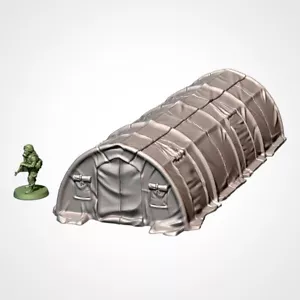 CUARTEL MILITAR - Estilo "A" - Paisaje Terreno Fábrica Txarli - RPG 28mm D&D - Imagen 1 de 3