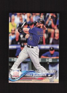 2018 Topps #92 Charlie Blackmon