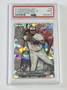 Bowman's Best Vladimir Guerrero Jr. RC 2019 refractor atómico #26 PSA 9 novato - Imagen 1 de 2