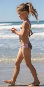 Neu mit Etikett PQ PIlyq 14 Leo Nina Dreieck Mix Up Mädchen Bikini 118559 - Bild 1 von 4