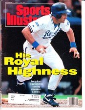 1992 Sports Illustrated George Brett K.C. Royals pursuit of 3,000 Hits 