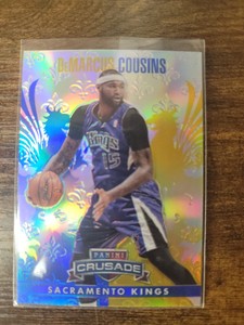 2013-14 Panini Crusade Insert Blue Kings Basketball Card #178 DeMarcus Cousins