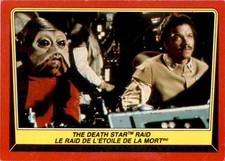 1983 1983 O-PEE-CHEE STAR WARS RETURN OF THE JEDI THE DEATH STAR RAID #123