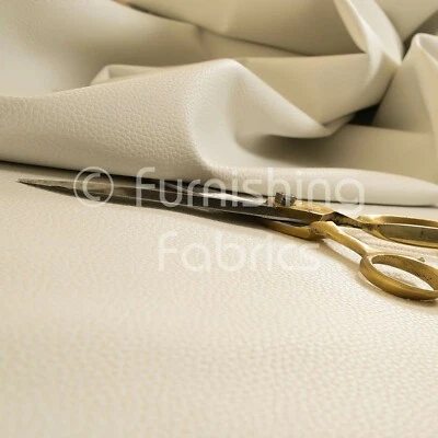 White Eco Recycle Hides Composition Leather On A Roll Material Upholstery Fabric - Image 1 of 4