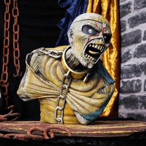Iron Maiden Piece of Mind Eddie Bust Box Nemesis Now Metal Officially Licensed - Picture 1 of 8