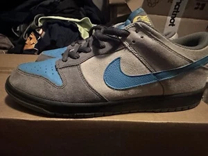 Nike Mens Shoes Dunk Low CL 304714-047 Grey Blue Size 11 No Box - Picture 1 of 11