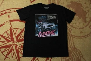 BACK TO THE FUTURE OUTATIME CASUAL mens SHIRT JERSEY TEE OFFICIAL PRODUCT SIZE L - Picture 1 of 7