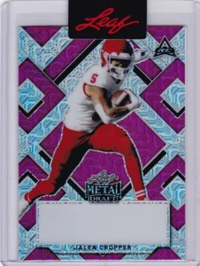 2022 Foglia metallo bozza JALEN CROPPER prismatico viola #1/1 PROVA R/C #1/1 - Foto 1 di 1