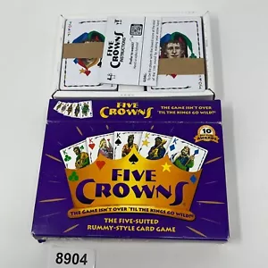 Five Crowns 5-Suited Rummy-Style Card Game by Play Monster NEW Open Box - Picture 1 of 18