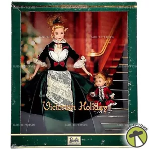 Victorian Holiday Barbie and Kelly Doll Set 2000 Mattel 28395 - Picture 1 of 9