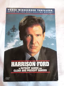Jack Ryan (DVD, 3-Disc Set) Patriot Games Clear Present Danger Red October - Picture 1 of 2