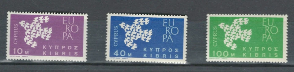 LOTE DE SELOS CONJUNTO MNH CHIPRE EUROPA COMUNIDADE BRITÂNICA EUROPA (CYP 421) - Imagem 1 de 1