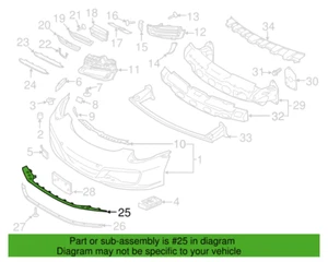 2017-2019 OE REAL CARBON FRONT LIP FOR 911 991 Targa Carrera 4/4S/S standard Ver - Bild 1 von 3