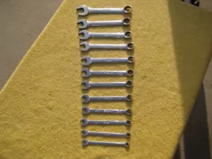 snap on 12-pc 12-point metric flank drive short combination wrench 7mm-19mm OEXM - Picture 1 of 7