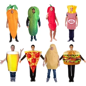Disfraz de comida divertida para adultos disfraces fiesta de Halloween novedad disfraz conjunto - Imagen 1 de 27