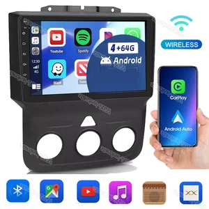 For Dodge Ram 1500 2500 3500 2013-2018 Carplay Android 13 GPS Car Stereo Radio - Picture 1 of 17