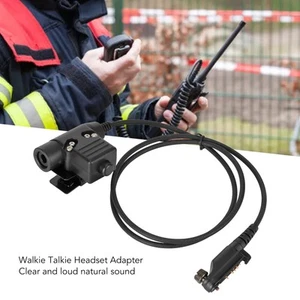 `Walkie Talkie Headset Adapter Compact Push To Talk Button Fit For Hyt Hyte - Zdjęcie 1 z 12