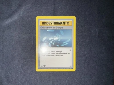 Pokemon Distruzione di Energia 92/102 Set Base Prima Edizione Wizards ITA Carte - Immagine 1 di 4