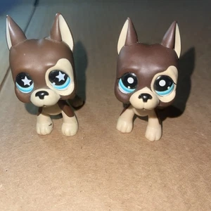 Littlest Pet Shop Great Dane Dog 817 2 Variants Star Eyes And Regular - Picture 1 of 4