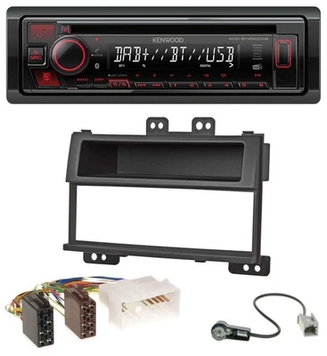 Kenwood MP3 CD USB Bluetooth DAB Autoradio für Hyundai i20 (2008-2011) - Bild 1 von 4