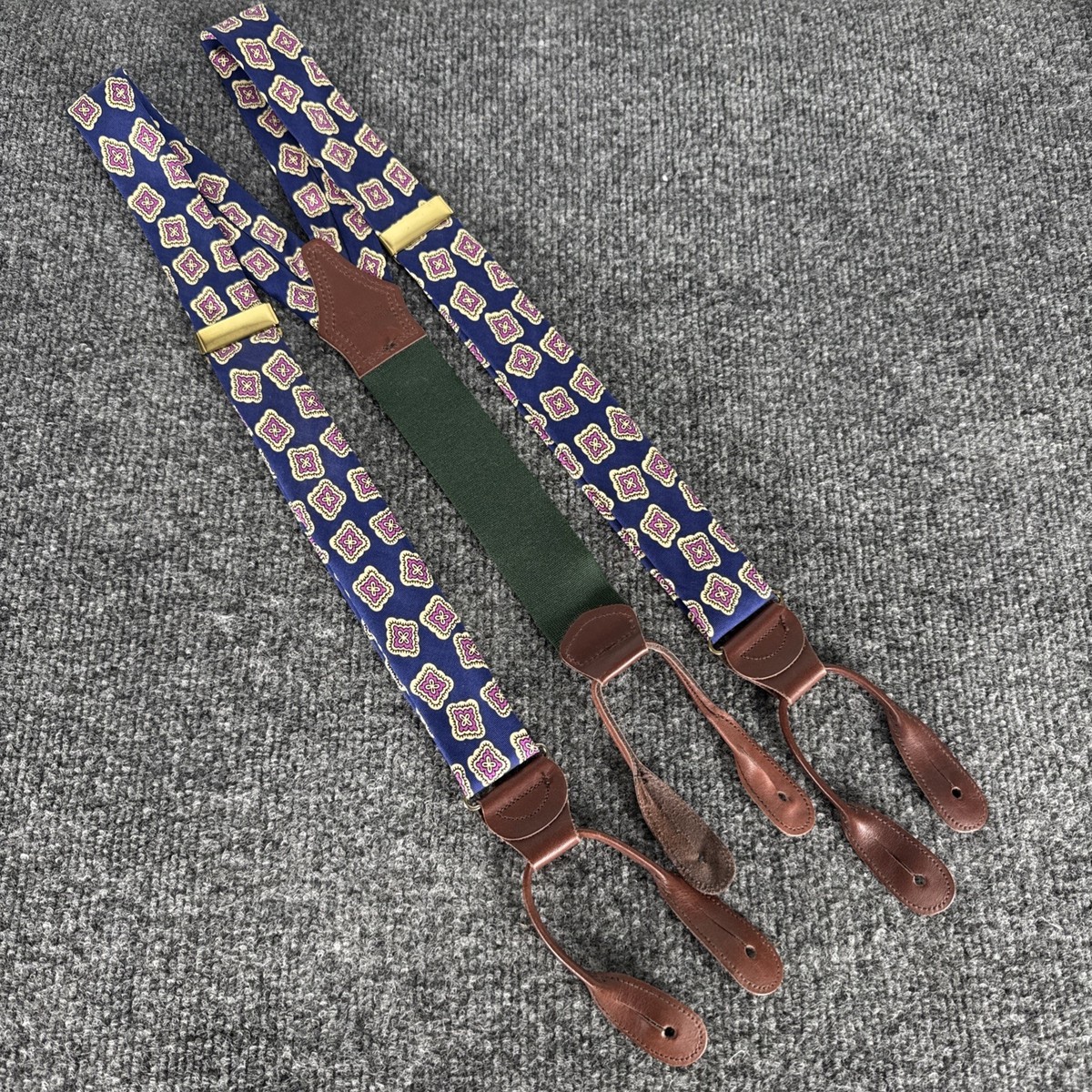 Polo Ralph Lauren 100% Silk Suspenders for Men for sale | eBay