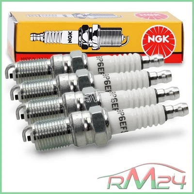 4X NGK CANDELA ACCENSIONE PER MERCEDES BENZ SW W123 S123 W124 S124 - Immagine 1 di 4
