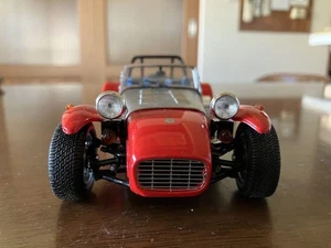 Kyosho 1/18 Caterham Super Seven Red & Silver Diecast Model Car No Box - Picture 1 of 12